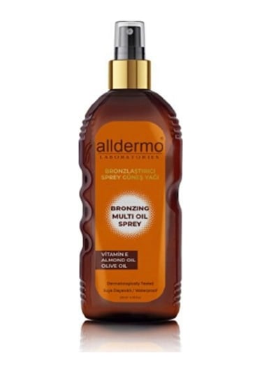 Alldermo Bronzlaştırıcı Sprey Güneş Yağı 200 ML