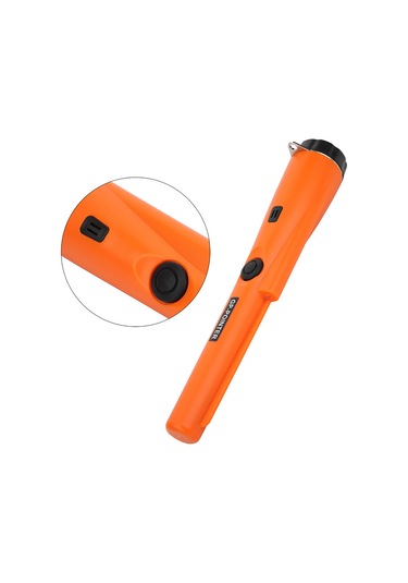 Vkemall El Tipi Metal Dedektörü - Yüksek Hassasiyetli, Ses Ve Titreşim Alarmı, Taşınabilir Tasarım, 3m Algılama Mesafesi Pil Hariç