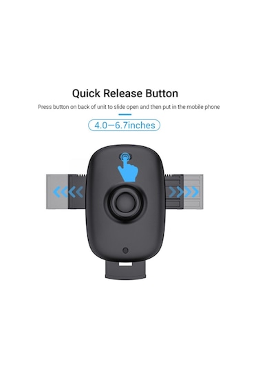 Adaman A090 4-6.7 Inç Uyumlu Cep Telefonu Için Vantuzlu Uzayabilir Araç Içi Telefon Tutucu Veya Masaüstü Telefon Standı