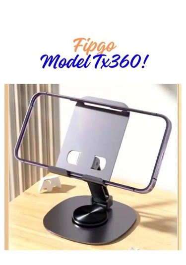 Model Tx360 Masa Üstü Tablet Ve Telefon Tutucu Stand 360 Derece Döndürülebilir