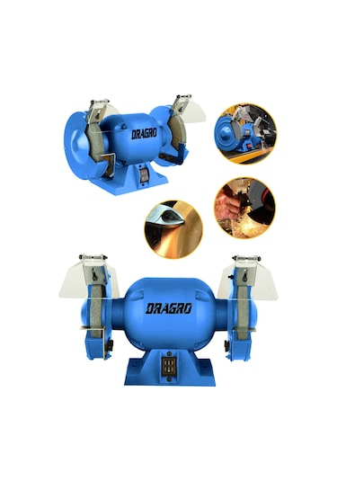 Dragro Alman DRG-HN200 MM Turbo 4200W Çark Motoru Zımpara Balta Bıçak Bileme Makinesi Taş Motoru Taşlama1