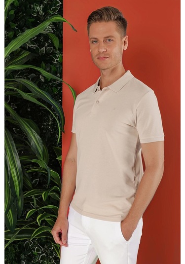 Ts 845 Bej Spor T-shirt Bej