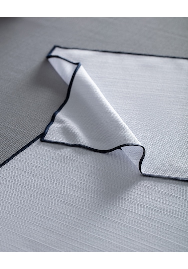 Nostang 2'li Amerikan Servis - Beyaz/lacivert 8684427148600 Çok Renkli