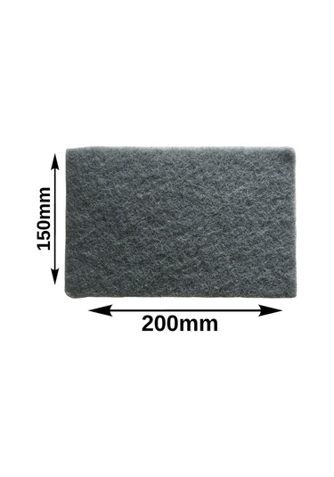 20 Adet Gri Keçe Aşındırıcı Zımpara 150mm 200mm Schanall