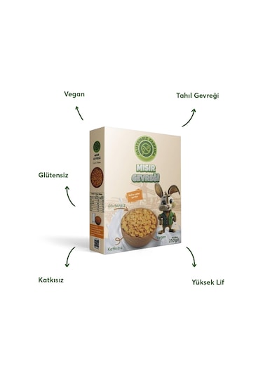 Glutensiz Fabrika Mısır Gevreği 250 Gr