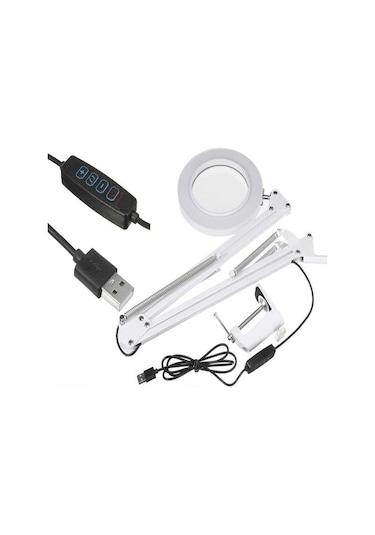Electroon Elc-2059 3 Diopter Masa Üstü 64 Ledli Akrobat Büyüteç Mercek