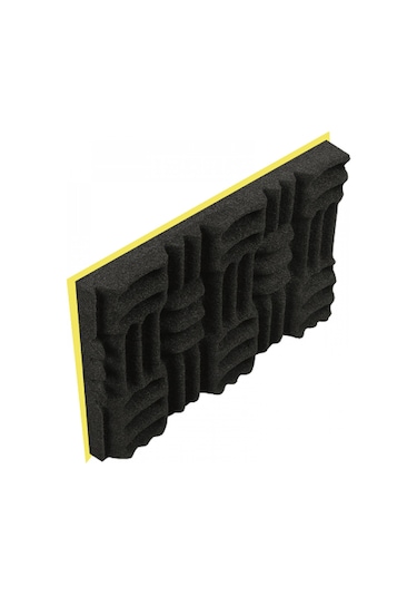 Türkeli Ses Yalıtımı Akustik Labirent Sünger Yanmaz 30 MM 50 x 50 CM Bantsız