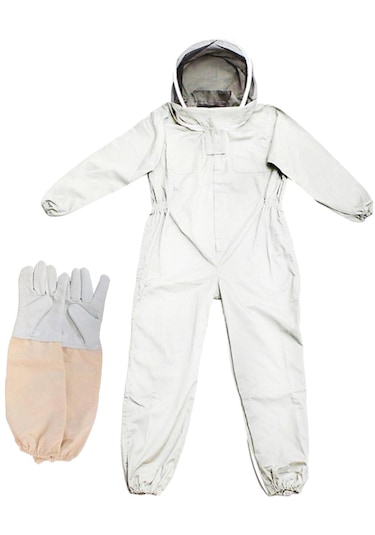 Suntek Arıcı Takım Elbise Örgü Kapşonlu Çiftlik Tutma Xxl