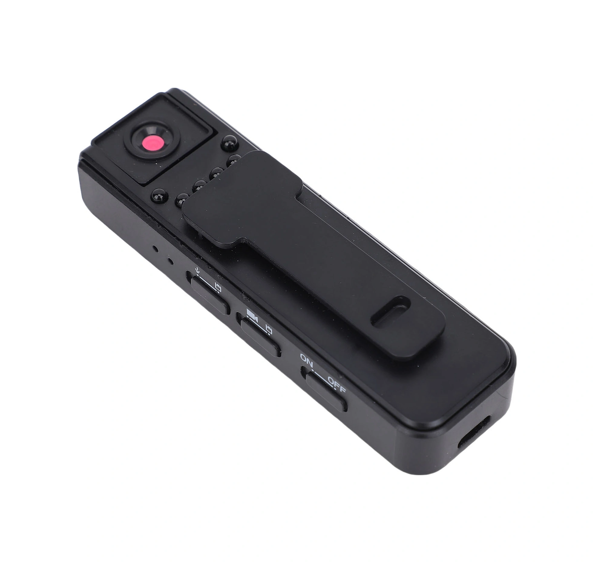 Xiyyadms 1080p Hd Spor Kamera, 180 Döner Lens, Gecelik Görüş, Gürültü Filtresi, Tek Tuşlu Kontrol, Dayanıklı Spor Klembi, Dahili Batarya