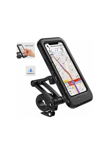 Taşınabilir Araba Aksesuarları, Su Geçirmez Bisiklet Telefon Tutucu, Yağmur Kılıflı 360 Scooter A Diğer