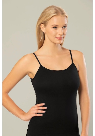 Erdem Kadın Ribana İp Askılı Atlet 2153 - 3 Adet 001