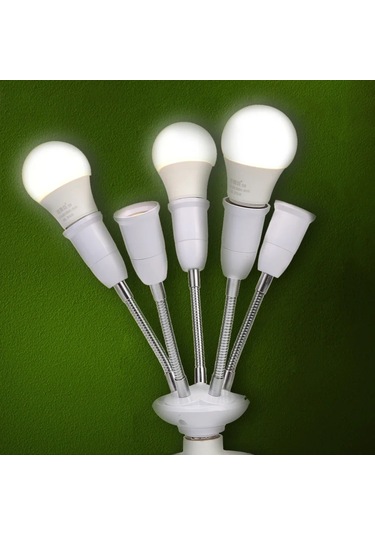 Evrensel E27 Lamba Tabanı 85-285v Ayarlanabilir Tüp Led Lamba