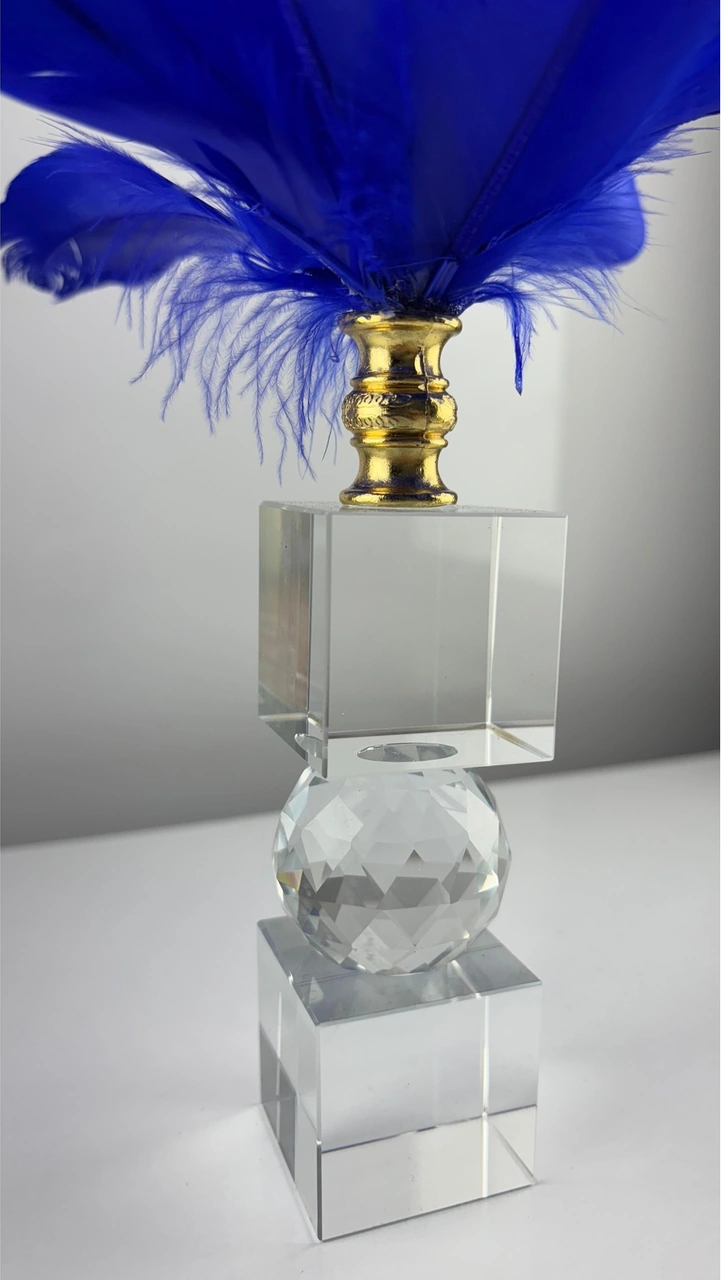 Ty-mv-gld Kristal Kartal Tüy Dekoratif Obje Biblo Süs Eşya Salon Aksesuar Sehpa Masa Konsol Ofis Salon Dekor