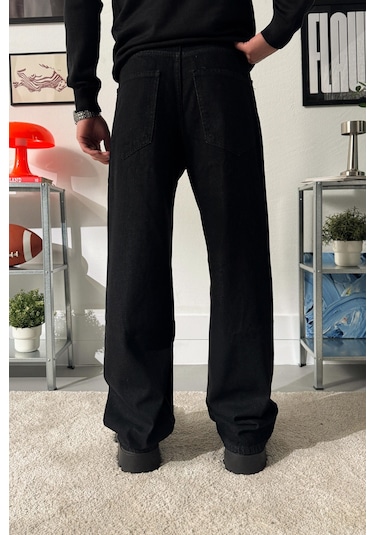 Flaw Basic Baggy Jean-28658 Antrasit