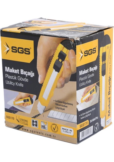 Sgs170 Maket Bıçağı Plastik 36 Adet