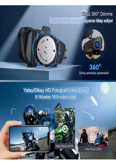 Q-28 Su Geçirmez Wireless 30fps Hd Yatay/dikey 1920^1080p Video M