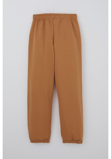 Breeze Erkek Çocuk Eşofman Altı Bağcık Aksesuarlı Arma Detaylı 4-8 Yaş, Açık Kahverengi Açık Kahverengi