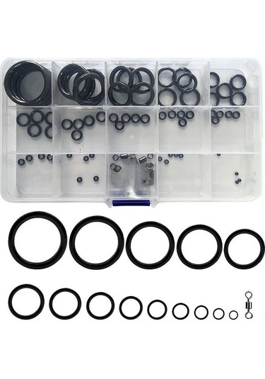 Youtek Seramik Malzeme Olta Rehber Halkaları Tamiri Seti - 80 Adet Siyah Kutulu Olta Aksesuarları Toptan Satış