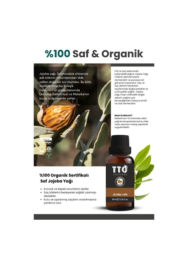 Tto Thermal Jojoba Yağı 10 Ml