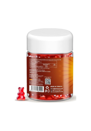 Validus Energy Taurine Glucoronolactone 120 Gummies