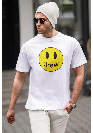 Madmext Madmext Beyaz Erkek Tişört 5206-beyaz Beyaz