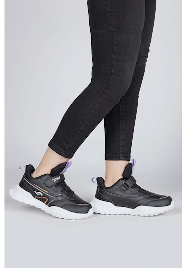 Jump 29601 Çocuk Rahat Sneaker Siyah/lila Siyah - Lila