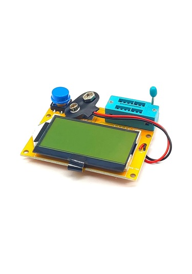 Tenfowee Lcr-t4 Çok Fonksiyonlu Transistör Ve Kapasitör Test Cihazı, Esr Ölçümü, Otomatik Kapanma, Pil Dahil Değil Mavi