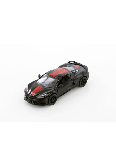 Kinsmart 2021 Corvette Stingray C8 Livery Edition Diecast Siyah