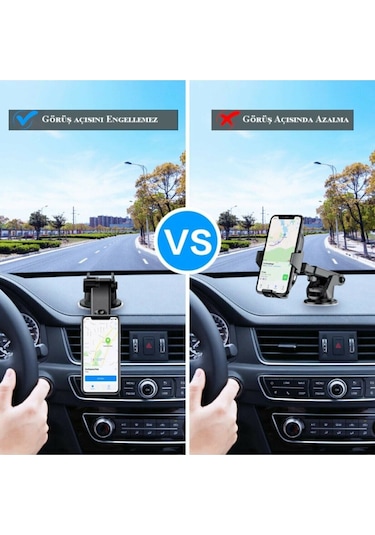 Ekstra Güçlü Mıknatıslı Araç İçi Telefon Tutacağı Powerway Tt-15