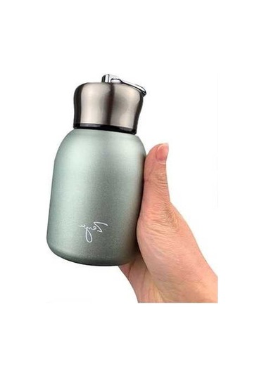 Maoyaya Öğrenciler İçin Şık Termos, 304 Paslanmaz Çelik, 300ml Yeşil Yeşil Yeşil