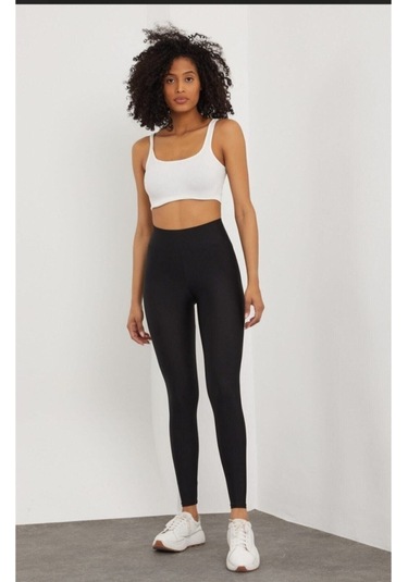 Parlak Disko Disco Tayt SiYAH