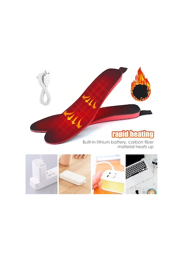 Hailicare 111128 Uzaktan Kumandalı Şarj Edilebilir Ayak Isıtıcı İç Tabanlık