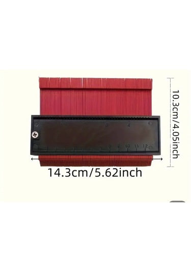 Köşe Ölçer Şablon Kalıp Cetveli