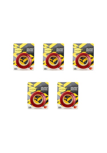 Onton Vhb Çift Taraflı Akrilik Silikon Bant 18x2 Cm 5 Adet