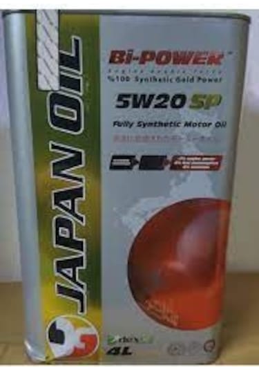 Japan Oil 5W-20 SP GF6 Tam Sentetik Motor Yağı 4 L