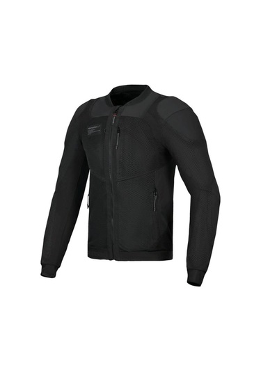 Alpinestars Troop-air Pro Korumalı Motosiklet Montu Siyah Siyah