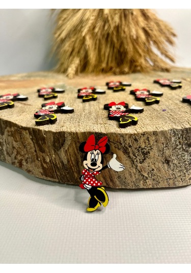 Mr. Home Miki Mause Ahşap Figür-uv Baskılı Figür