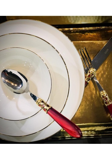 Koleksiyon Sufı Yemek St 55 Parca Parlak Altın