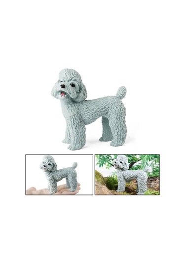 4 Parça Köpekler Figür Oyun Seti Poodle Cocker Dalmaçyalı Labrador Hayvan Figürü