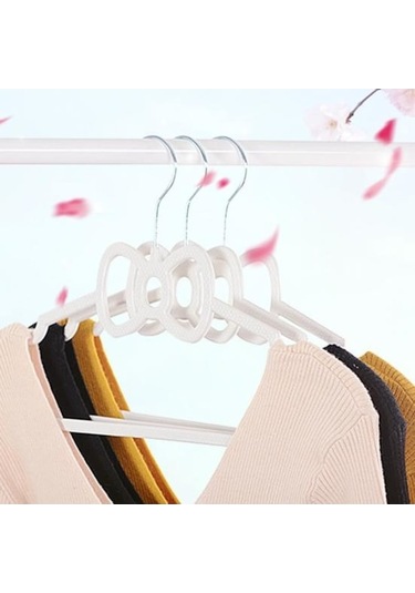 Novahub 10 Adet Mavi Ilmek Kız Askısı, Anti-skid Plastik, Döner Kanca, Space Saver, Çocuk Ve Yetişkin İçin, Ev Yurdu Kullanımı Mavi