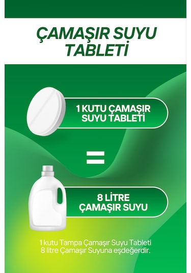 Tampa Çamaşır Suyu Tableti Ultra Konsantre 40 Tablet