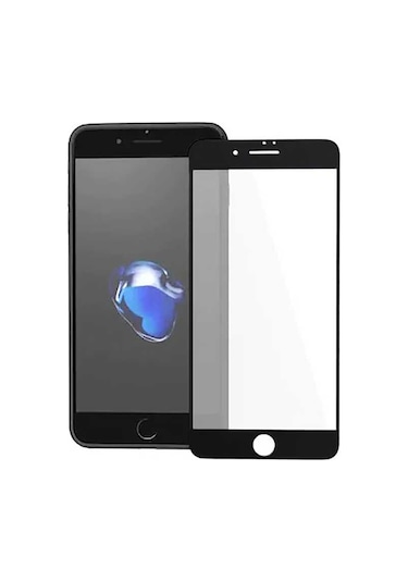 Ekılıf - Apple Uyumlu iPhone 6 Plus - Ekran Koruyucu Davin Mat Seramik Koruma - Siyah