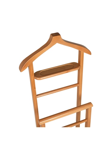 İkili Dilsiz Uşak Açık Kahverengi Masif Ahşap Palto Ceket Cüppe Diğer