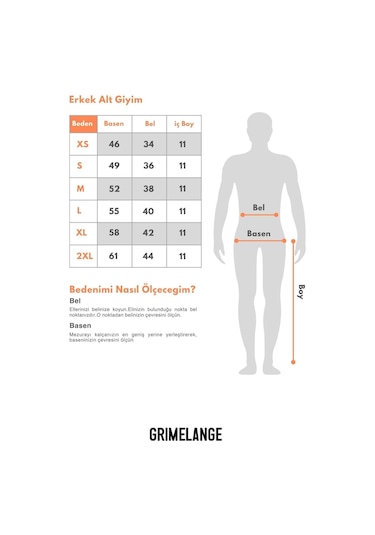 Grimelange Lucı Erkek Regular Siyah Şort Siyah