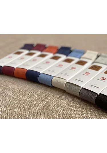 İyogasports Yoga Kemeri: %100 Organik Doğal Pamuk Siyah