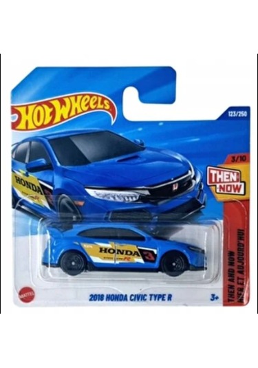 Hot Wheels 2018 Honda Civic Type R Mavi