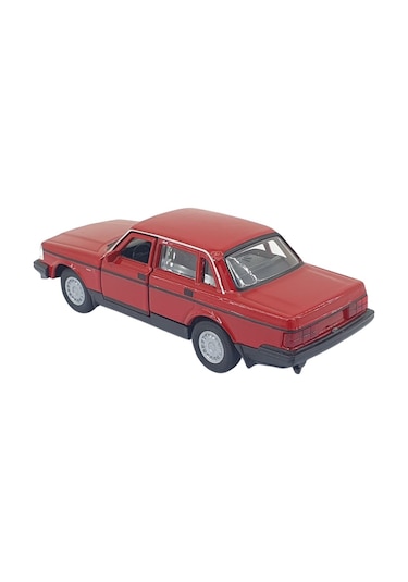 1:32 Volvo 240 Gl Çek Bırak -araba - 43784-kırmızı Kırmızı