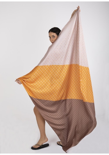 Eşarp 145 cm  - 0020145 Çok Renkli