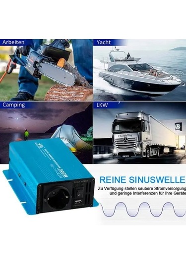 12v 300w Tam Sinüs Inverter, Max