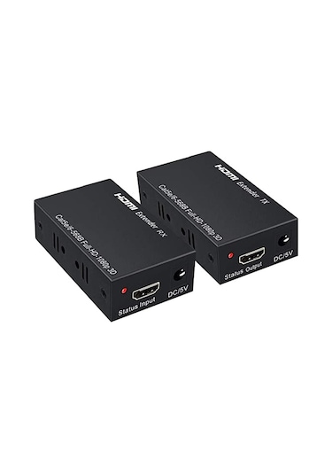 MNK Cat5E/Cat6 Full HD 1080P 3D 60m HDMI Extender